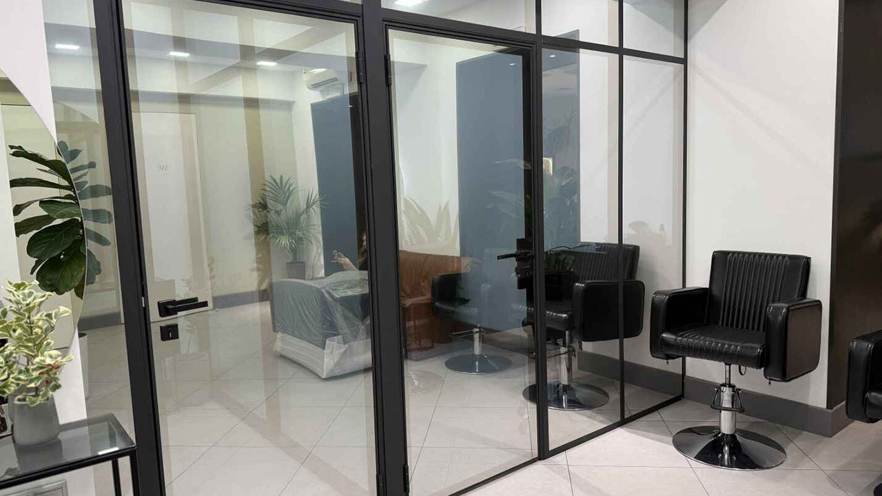 Стеклянные двери - проект 13