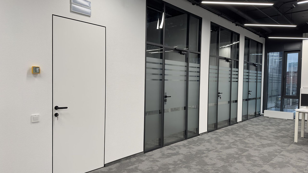 Стеклянные двери - проект 16