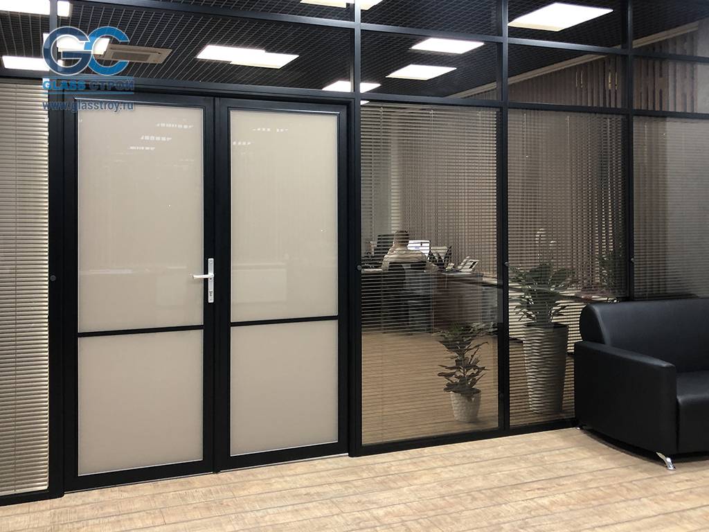 Стеклянные перегородки - проект 6