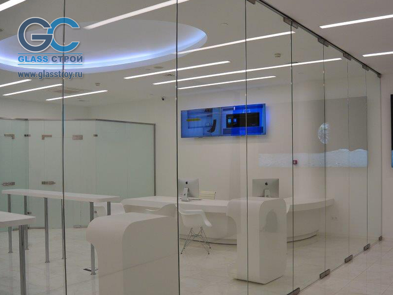 Стеклянные перегородки - проект 15