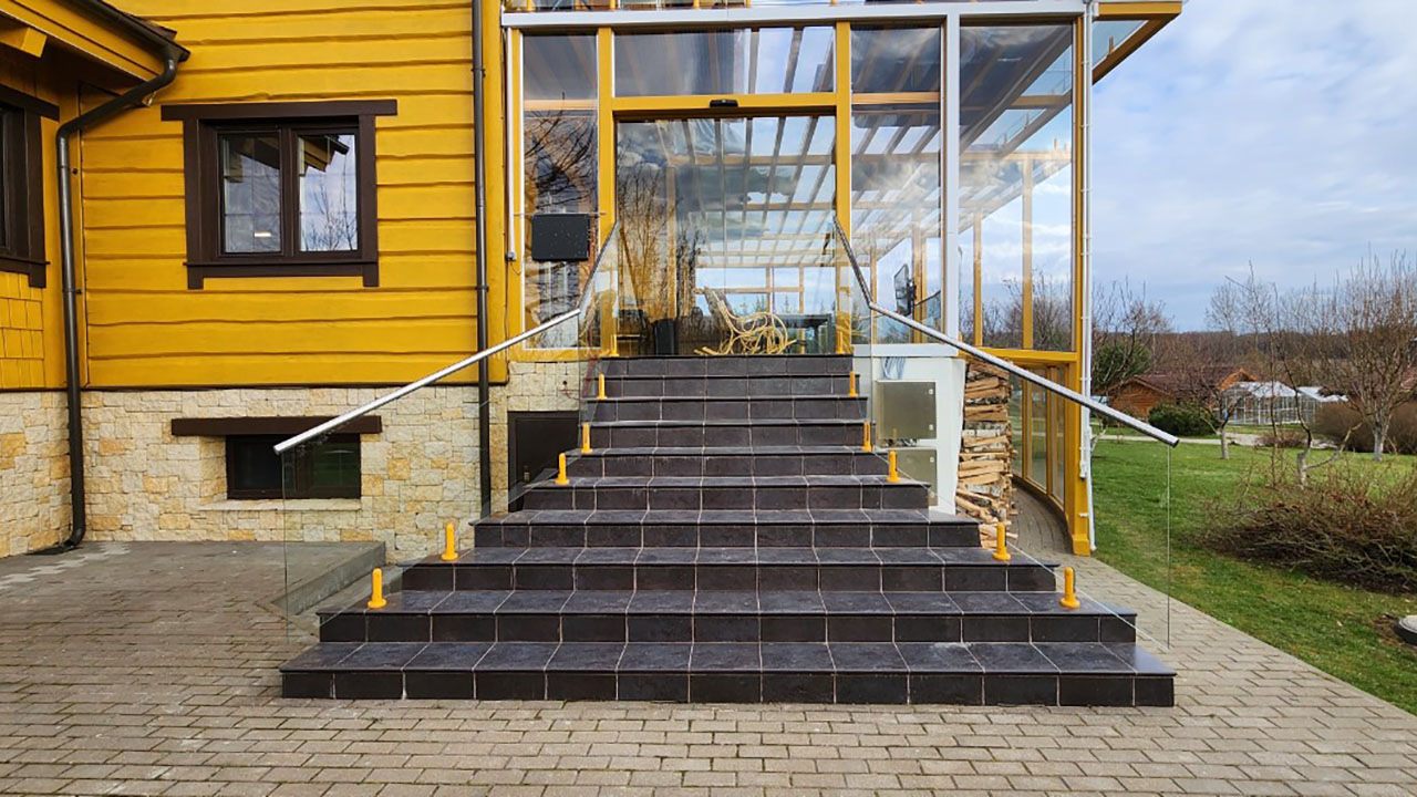 Стеклянные ограждения - проект 8