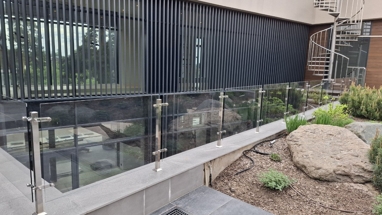 Стеклянные ограждения - проект 12